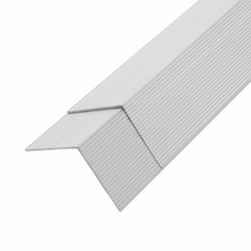 Load image into Gallery viewer, Vidaxl 5 st terras hoekplinten 170 cm aluminium zilverkleurig
