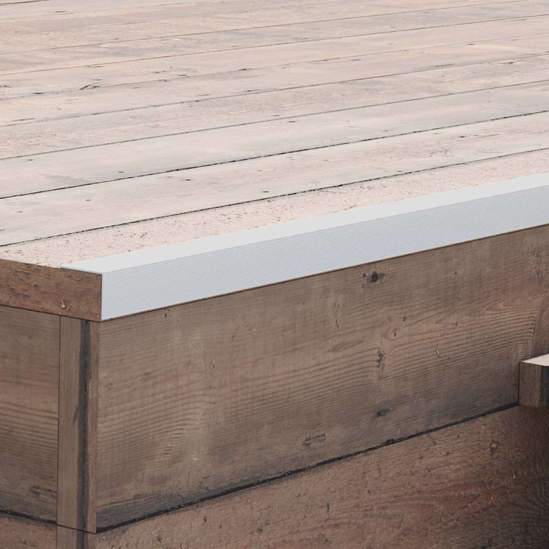 Load image into Gallery viewer, Vidaxl 5 st terras hoekplinten 170 cm aluminium zilverkleurig
