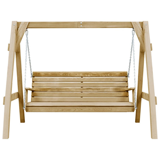 VidaXL Schommelbank 205x150x157 cm geïmpregneerd grenenhout