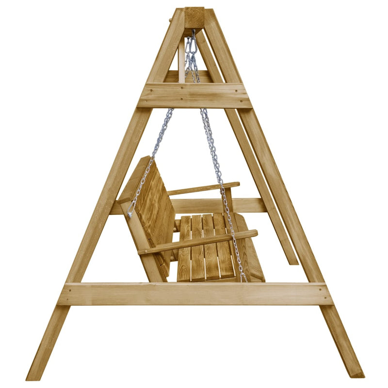Load image into Gallery viewer, VidaXL Schommelbank 205x150x157 cm geïmpregneerd grenenhout
