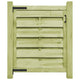 VidaXL Poort 100x100 cm groen geïmpregneerd grenenhout