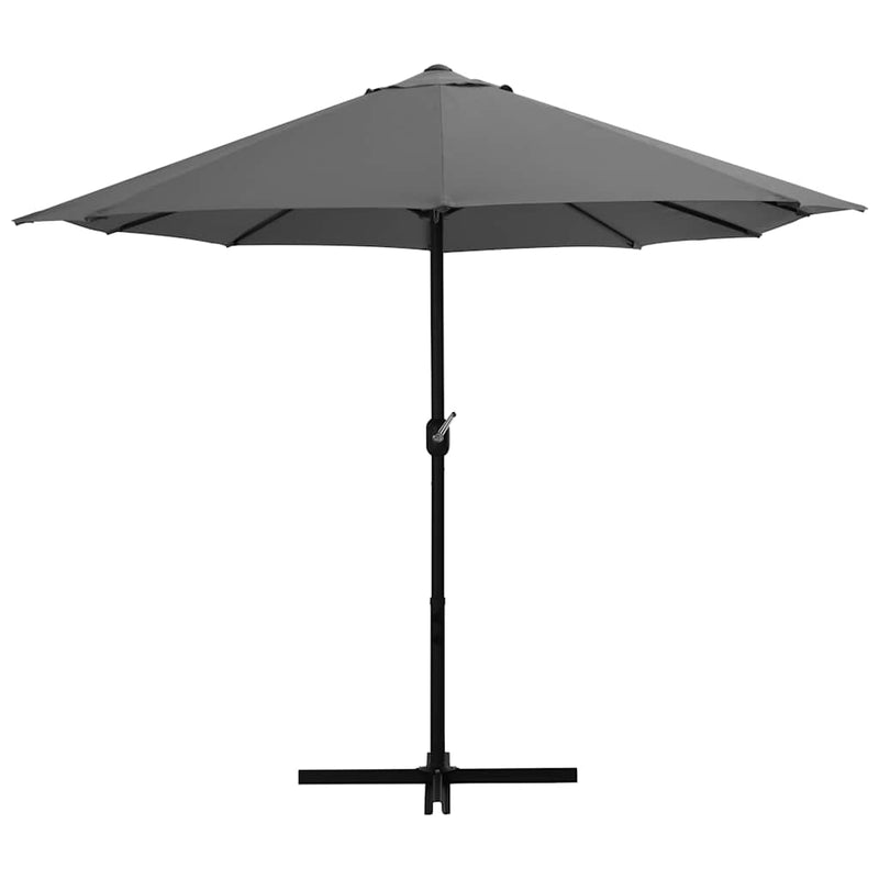 Load image into Gallery viewer, Vidaxl parasol met aluminium paal 460x270 cm antraciet
