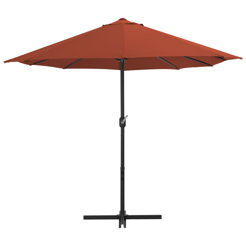 Load image into Gallery viewer, Vidaxl parasol met aluminium paal 460x270 cm terracotta
