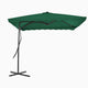 Vidaxl parasol met stalen paal 250x250 cm groen