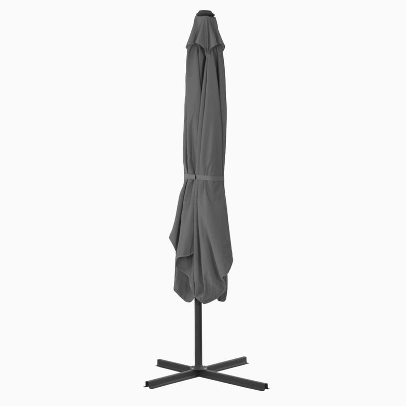 Load image into Gallery viewer, Vidaxl parasol met stalen paal 250x250 cm antraciet
