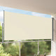 Vidaxl tuinscherm uittrekbaar 160x300 cm crèmekleurig