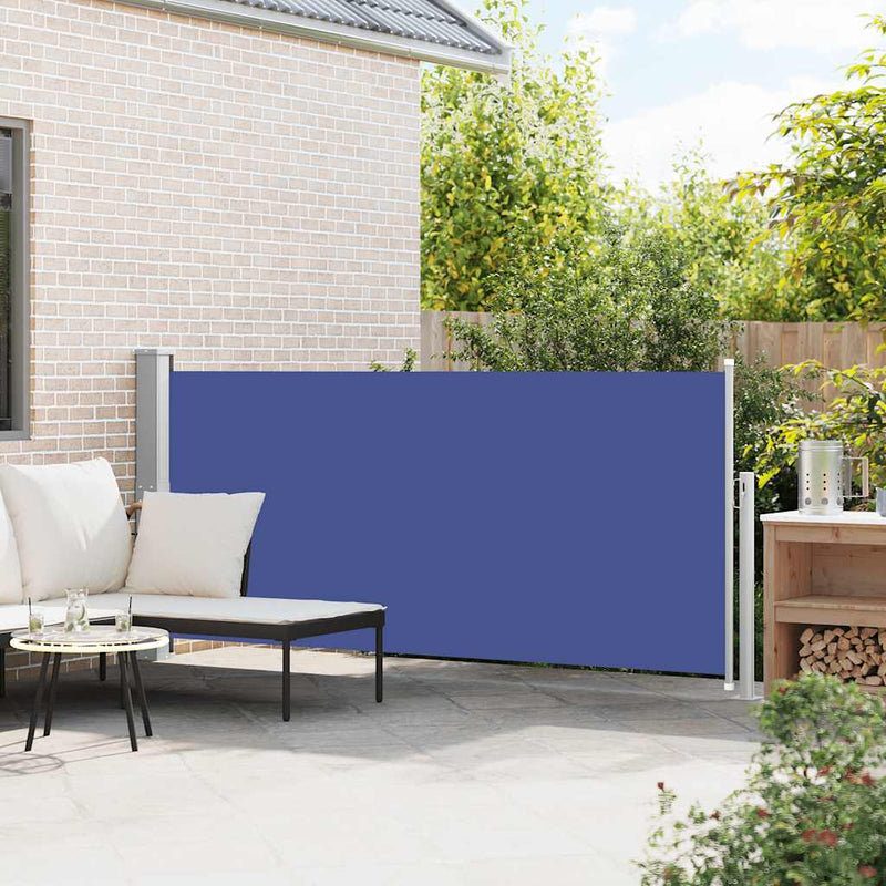 Load image into Gallery viewer, Vidaxl windscherm uittrekbaar 140x300 cm blauw
