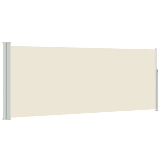 Vidaxl windscherm uittrekbaar 120x300 cm crème