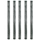 Vidaxl tuinhekken gaas 5 st 1x1,2 m hdpe groen