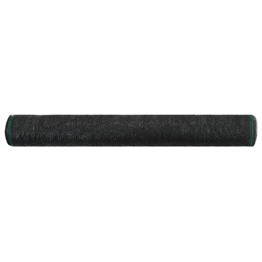 Vidaxl tennisscherm 1x50 m hdpe zwart