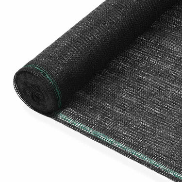 Vidaxl tennisscherm 1,2x50 m hdpe zwart