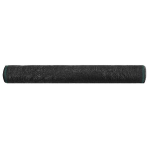Vidaxl tennisscherm 1,2x50 m hdpe zwart