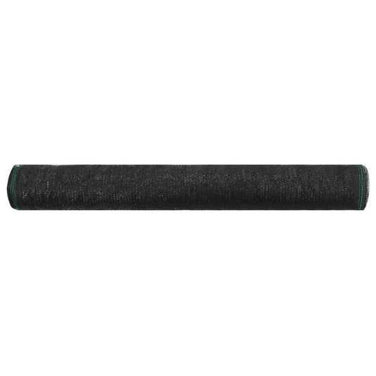 Vidaxl tennisscherm 1,2x50 m hdpe zwart