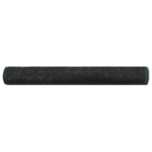 Vidaxl tennisscherm 1,6x25 m hdpe zwart
