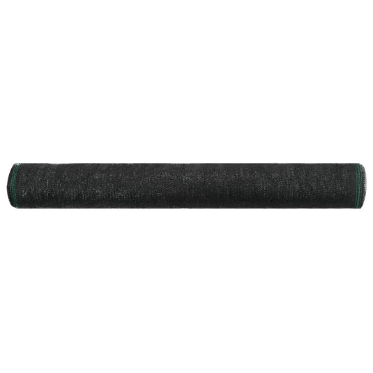 VidaXL Tennisscherm 1,8x25 m HDPE zwart