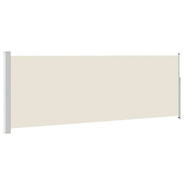 Vidaxl windscherm uittrekbaar 160x500 cm crème