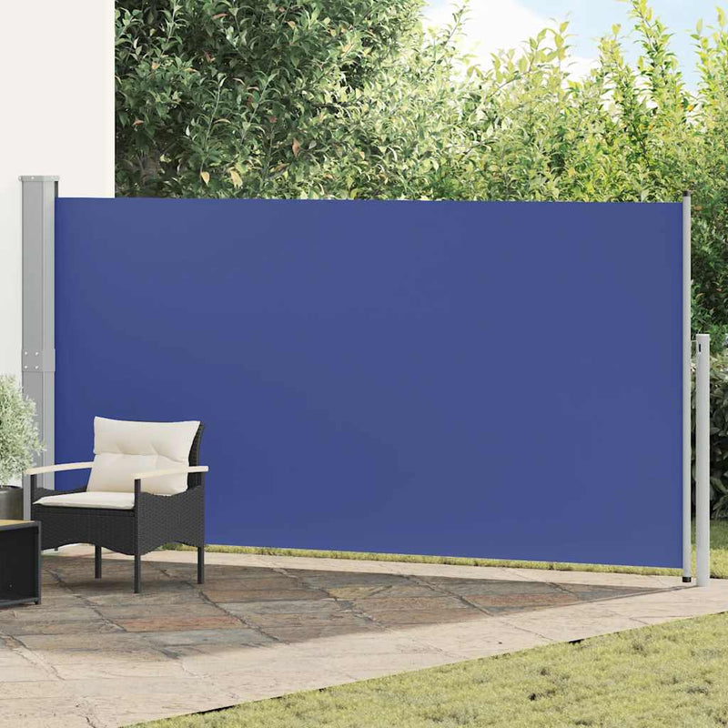 Load image into Gallery viewer, Vidaxl windscherm uittrekbaar 160x500 cm blauw
