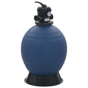 Vidaxl zwembadzandfilter met 6-positie ventiel 560 mm blauw