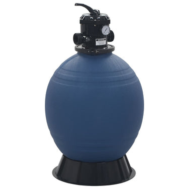 Vidaxl zwembadzandfilter met 6-positie ventiel 560 mm blauw
