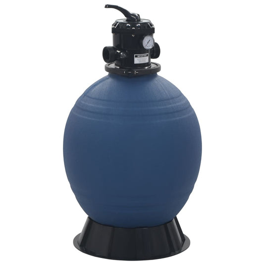 Vidaxl zwembadzandfilter met 6-positie ventiel 560 mm blauw