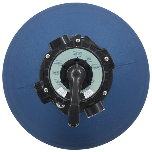 Vidaxl zwembadzandfilter met 6-positie ventiel 560 mm blauw