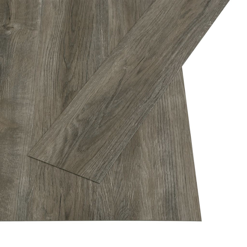 Load image into Gallery viewer, Vidaxl vloerplanken zelfklevend 4,46 m² 3 mm pvc grijs en bruin
