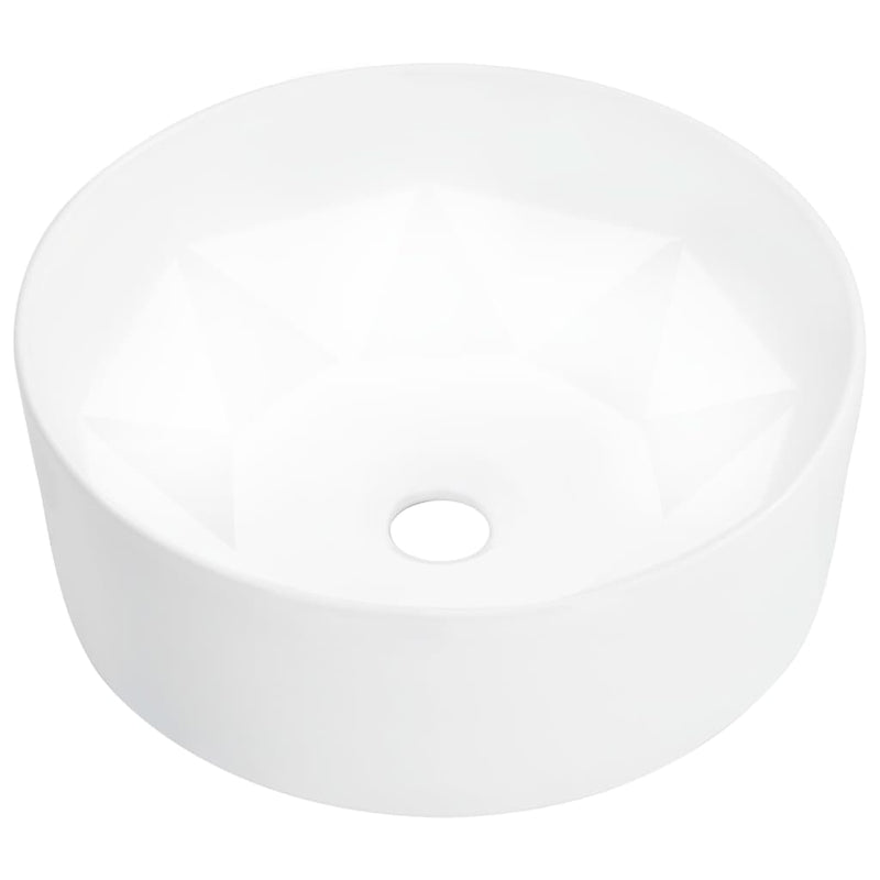 Load image into Gallery viewer, Vidaxl wastafel 36x14 cm keramiek wit

