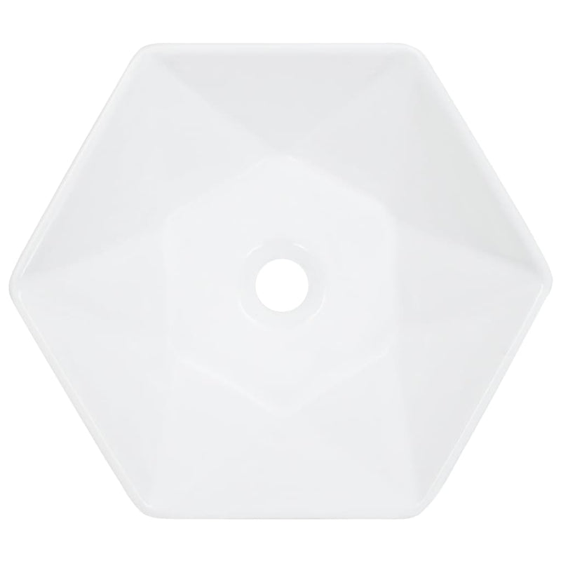 Load image into Gallery viewer, Vidaxl wastafel 41x36,5x12 cm keramiek wit
