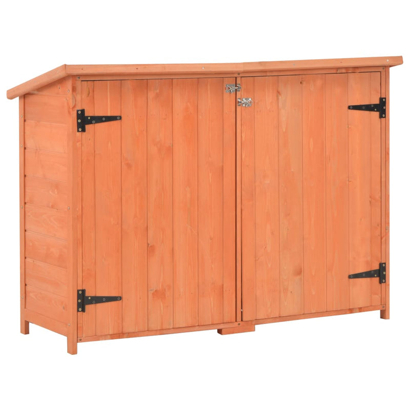 Load image into Gallery viewer, Vidaxl tuinberging 128x42x91 cm hout
