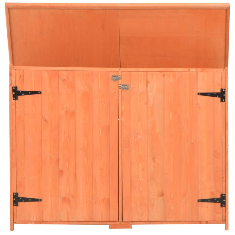 Load image into Gallery viewer, Vidaxl tuinberging 128x42x91 cm hout
