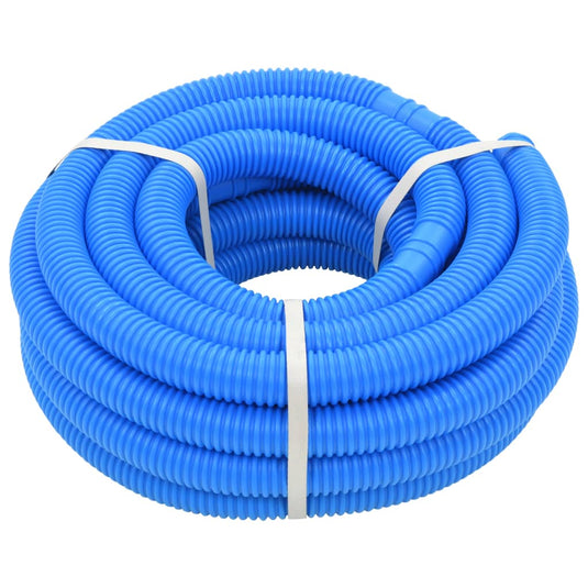 Vidaxl zwembadslang met klemmen 38 mm 12 m blauw
