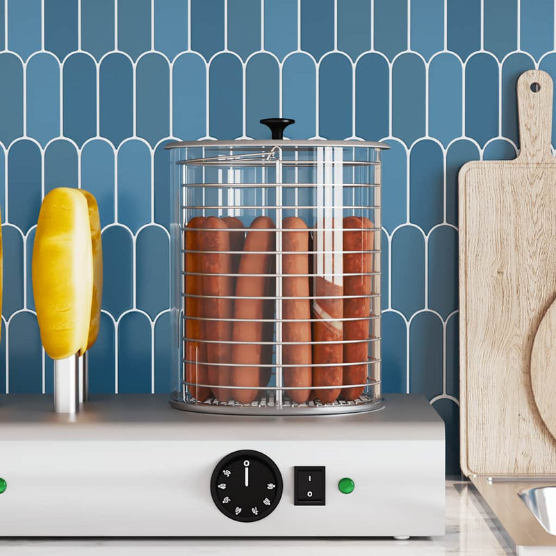 Load image into Gallery viewer, Vidaxl cilinder voor hotdog verwarmer 200x240 mm glas
