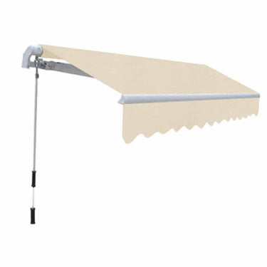 Vidaxl luifel handmatig uittrekbaar 300 cm crème