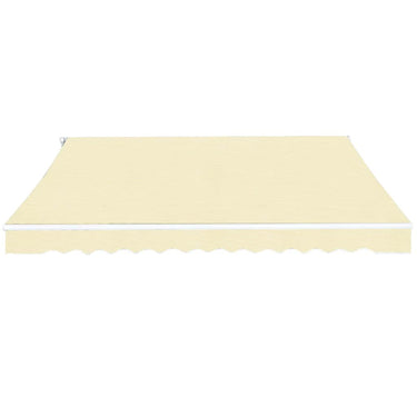 Vidaxl luifel handmatig uittrekbaar 400 cm crème