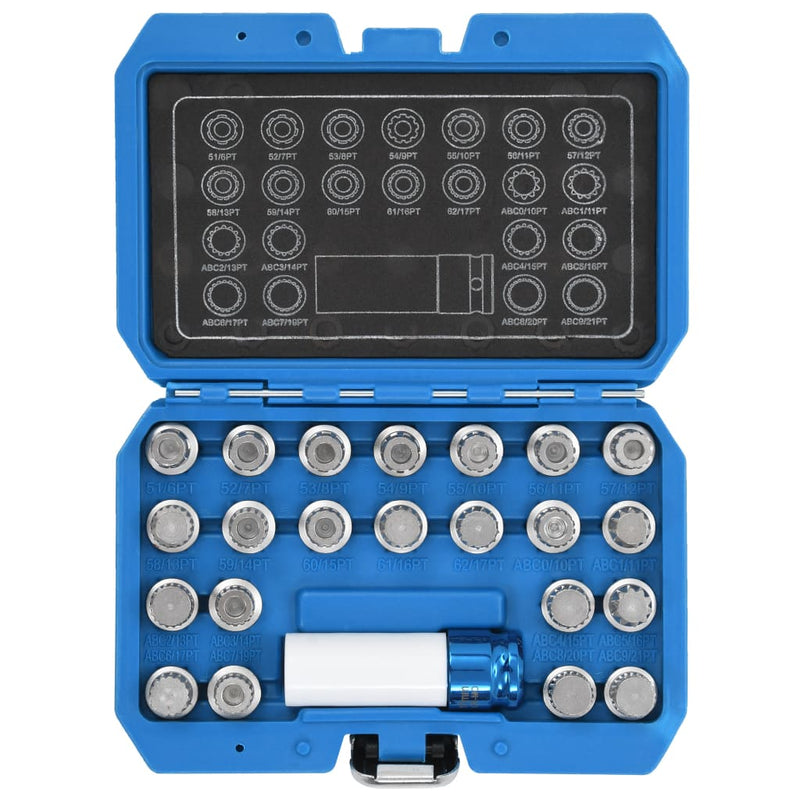 Load image into Gallery viewer, Vidaxl 23-delige velgslotenset voor vag
