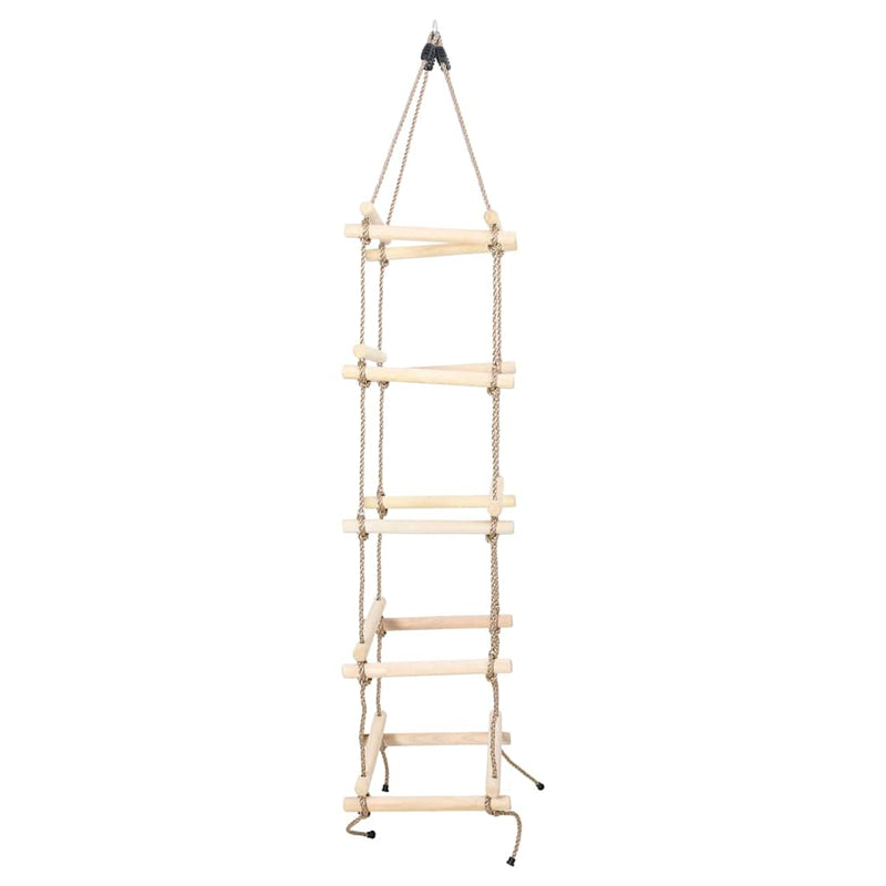 Load image into Gallery viewer, Vidaxl touwladder 200 cm hout
