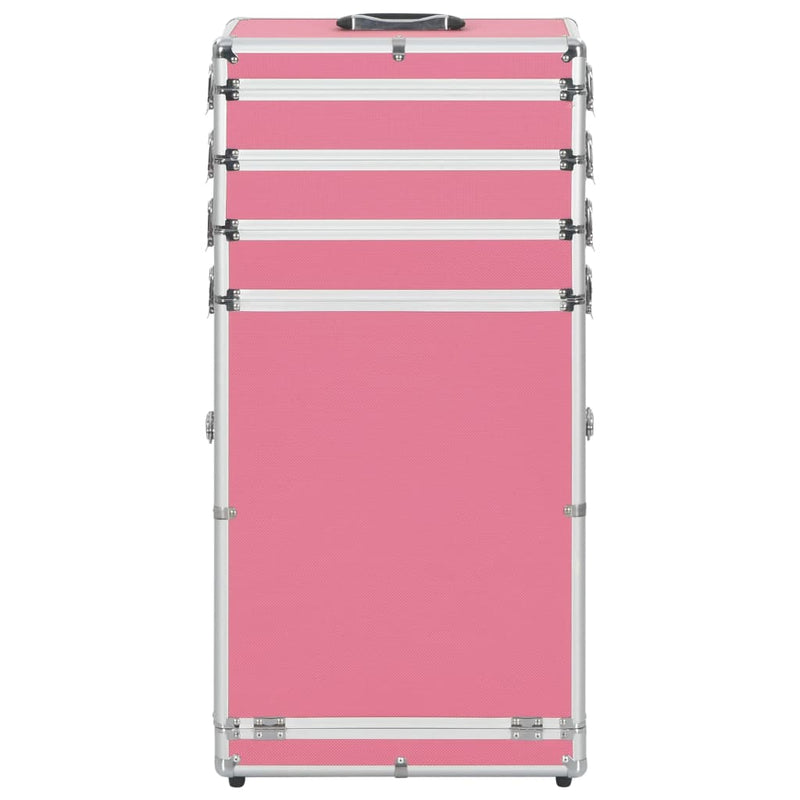 Load image into Gallery viewer, Vidaxl make-up trolley aluminium roze
