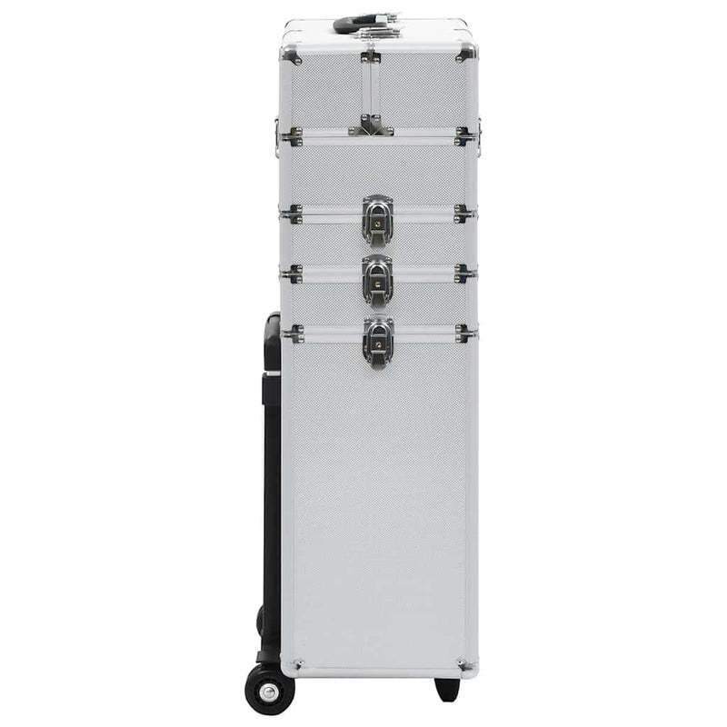 Load image into Gallery viewer, Vidaxl make-up trolley aluminium zilverkleurig

