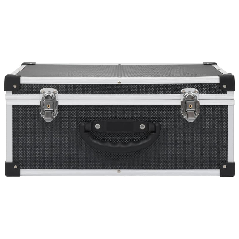 Load image into Gallery viewer, Vidaxl cd-koffer voor 60 cd's aluminium abs zwart
