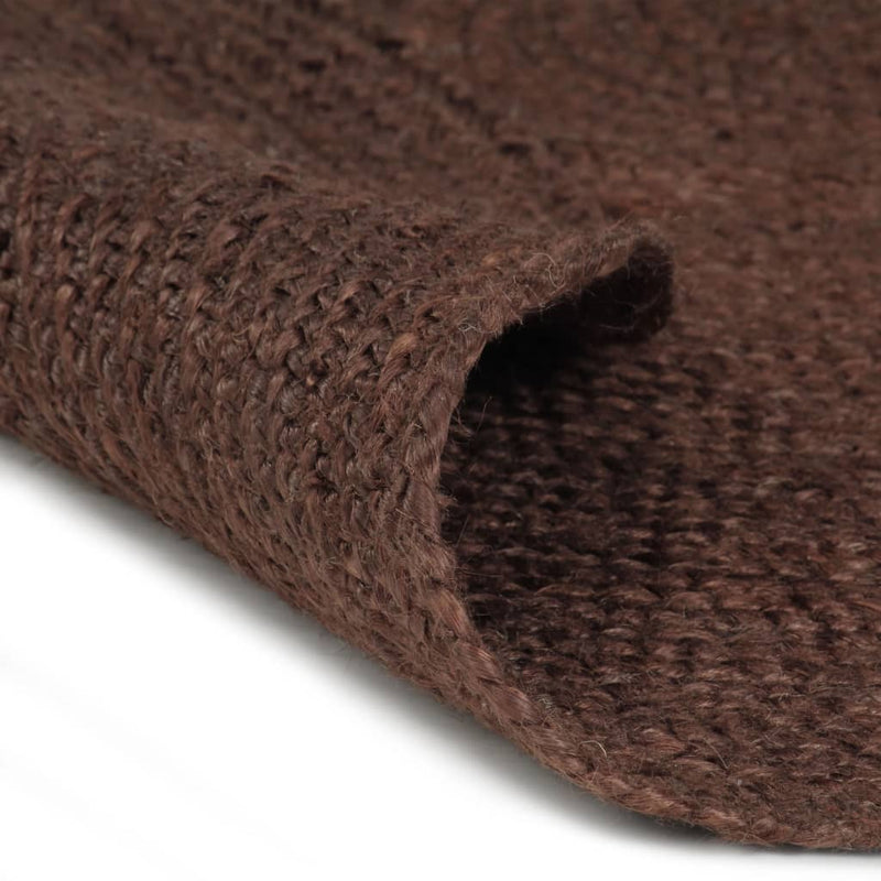 Load image into Gallery viewer, Vidaxl vloerkleed handgemaakt rond 150 cm jute bruin
