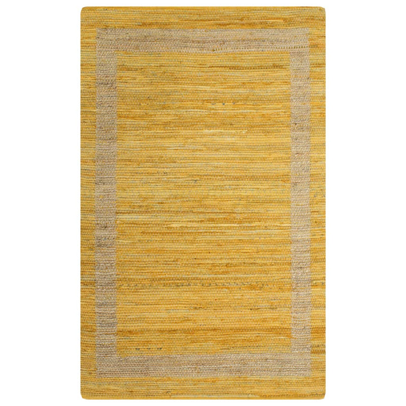 Load image into Gallery viewer, Vidaxl vloerkleed handgemaakt 160x230 cm jute geel
