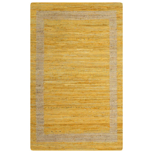 Vidaxl vloerkleed handgemaakt 160x230 cm jute geel