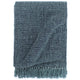 Vidaxl plaid 160x210 cm katoen indigo-blauw