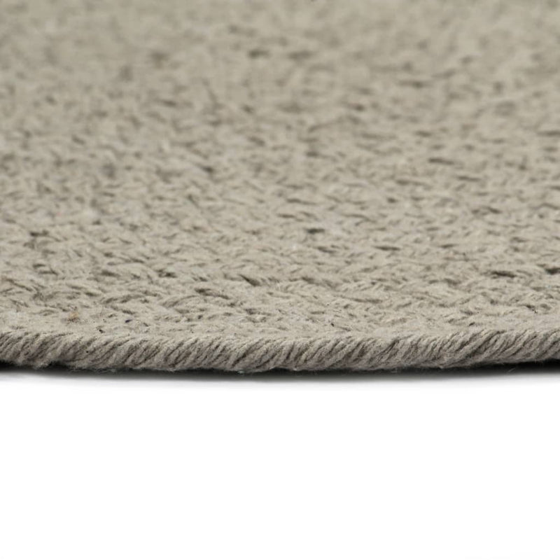 Load image into Gallery viewer, Vidaxl placemats 6 st rond 38 cm katoen effen grijs
