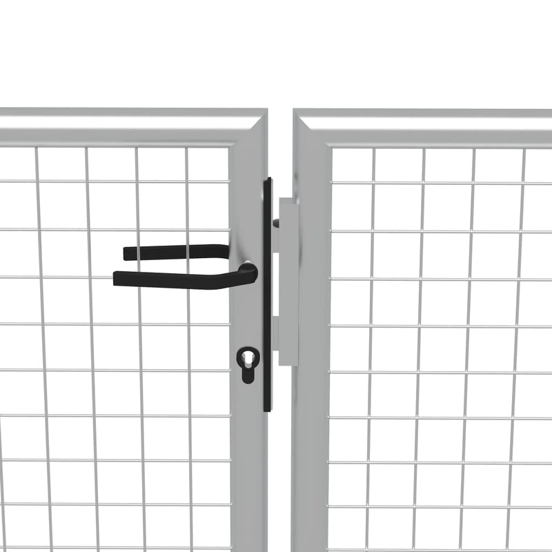 Load image into Gallery viewer, VidaXL Poort 415x200 cm gegalvaniseerd staal zilverkleurig
