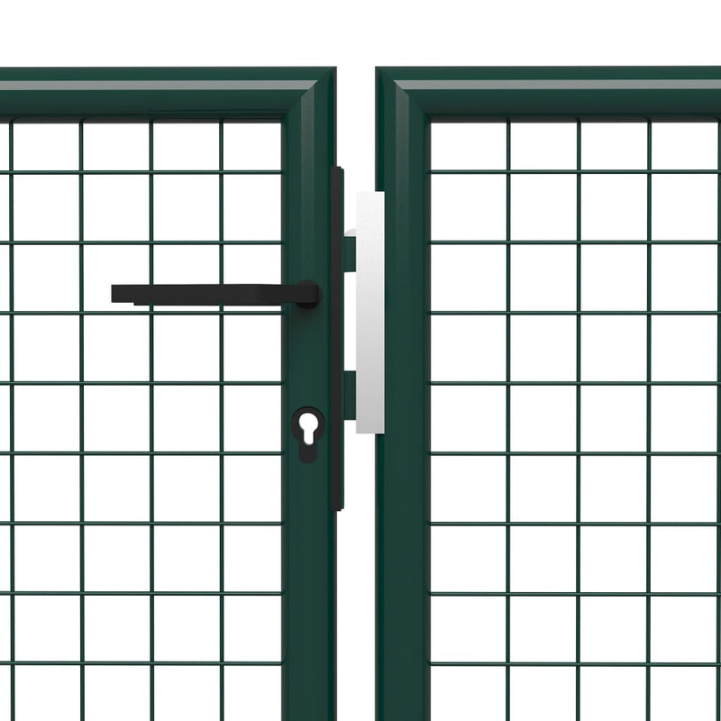 Load image into Gallery viewer, VidaXL Poort 400x100 cm staal groen
