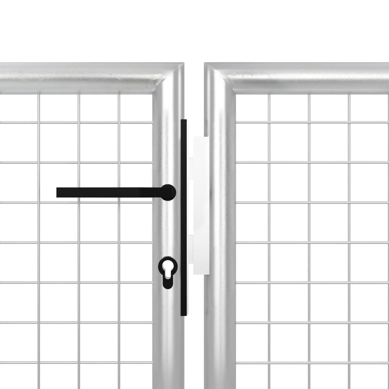 Load image into Gallery viewer, VidaXL Poort 400x75 cm staal zilverkleurig
