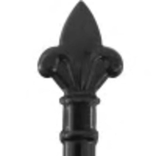 Vidaxl hekpoort dubbele deur met speren bovenkant 300x150 cm