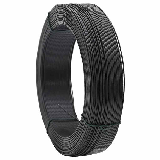 Vidaxl hekbinddraad 250 m 1,4 2 mm staal antraciet