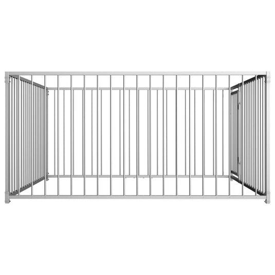 VidaXL Hondenkennel voor buiten 200x200x100 cm